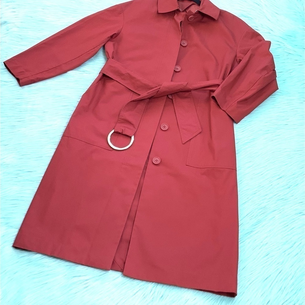 & Other Stories Belted Trench Coat - Picture 1 of 9